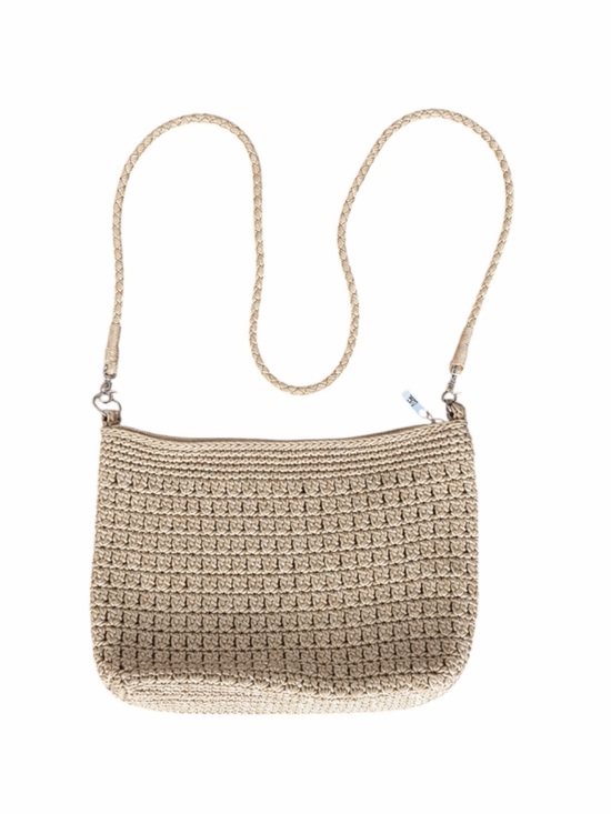 The Sak Handbags - The Sak Beige Crochet Shoulder Bag Crossbody Neutral Boho